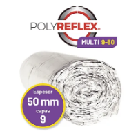Imagen de POLYREFLEX MULTI 9-50 (1,25X12 m)|Aislante Térmico para Paredes, Fachadas, Techo