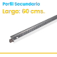 Imagen de Perfil secundario para techo desmontable *BLANCO* Largo 0.6 mts.