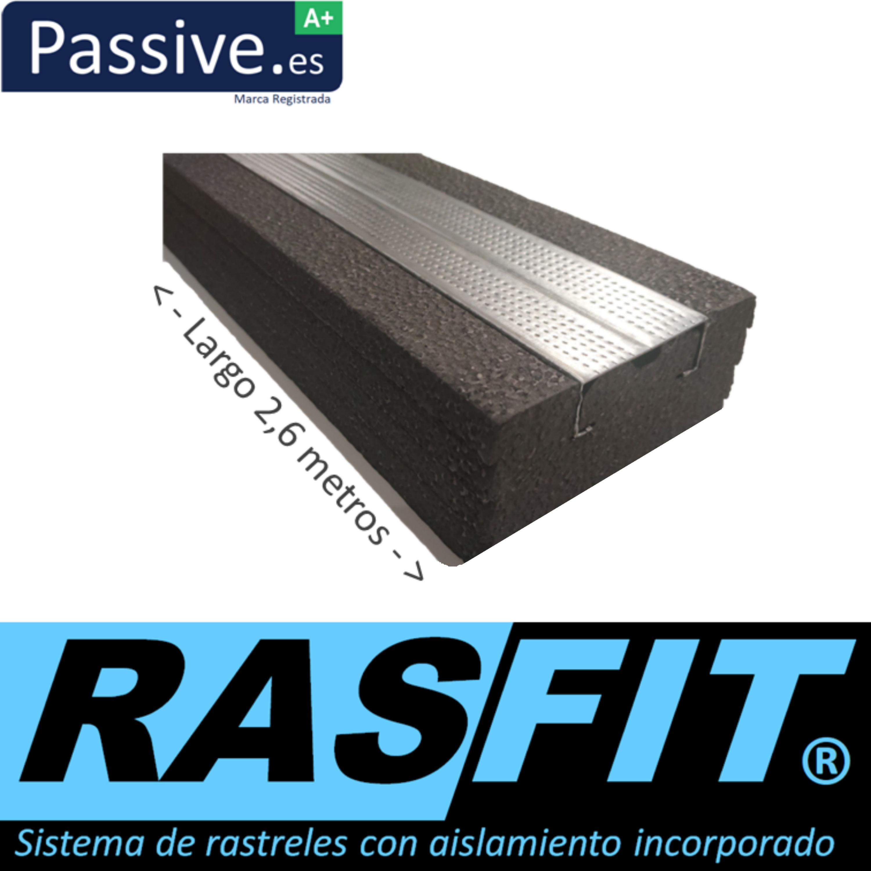 Imagen de Perfil Rasfit de 42mm x 2.6 metros de largo