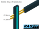 Imagen de Perfil Pasa-Tubos de EPS Ø20 & Ø25 Rasfit 42 ( 50 cms )