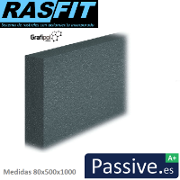Imagen de Panel de EPS GRAFIPOL ® Estabilizado para sistema Rasfit, espesor (# 80mm). Formato [1000X500]