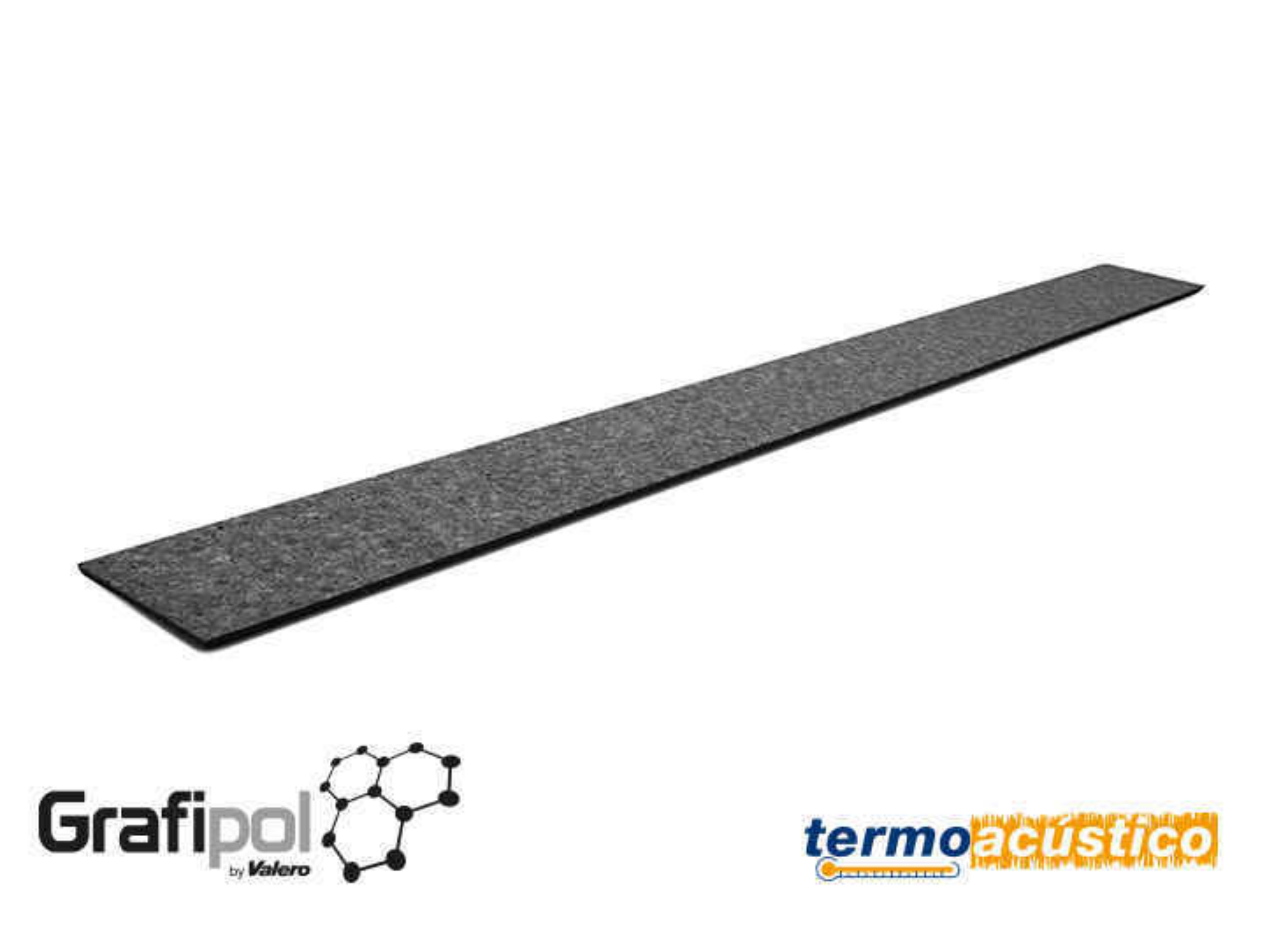 Imagen de 40 Tiras de montar tabique GRAFIPOL ® TR-0, espesor (# 10mm). Formato [120X1000] [40ml.].