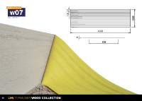 Imagen de MI202595   LAMINA HV MOD.W07 #LADO A=4000 #LADO B=1205.