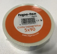 Imagen de Rollo de 90 metros de malla tapa-grietas, tape-tex 50mm