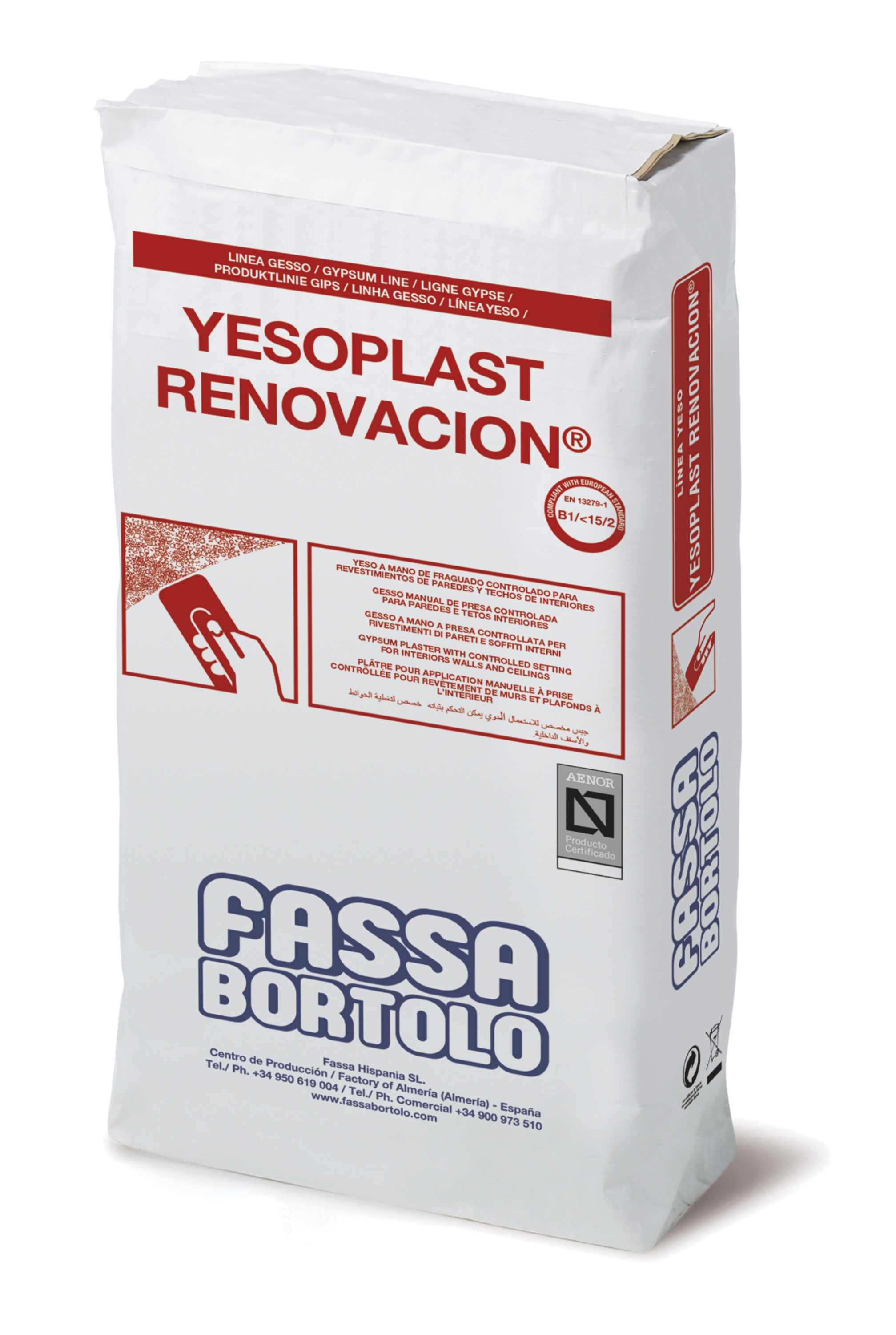 Imagen de Yesoplast renovación 14kg. PASTA PARA QUITAR EL GOTELÉ.