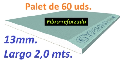 Imagen de PALET GYPSOTECH AQUA DEH2 de medidas 13x2000x1200 mm. (60 placas)