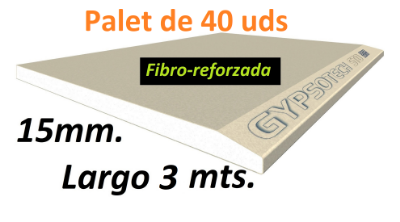 Imagen de PALET GYPSOTECH STD de medidas 15 x 3000 x 1200mm. (40 placas)
