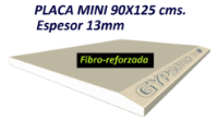 Imagen de PLACA GYPSOTECH STD TIPO A 12,5 mm de 90X125cms. 