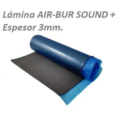 Imagen de Lámina anti-impacto de 3mm. AIR-BUR SOUND PLUS