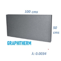 Imagen de GRAPHITHERM 034 ®, espesor (# 80mm). Formato [1000X500] [14 PANELES = 7m2.].