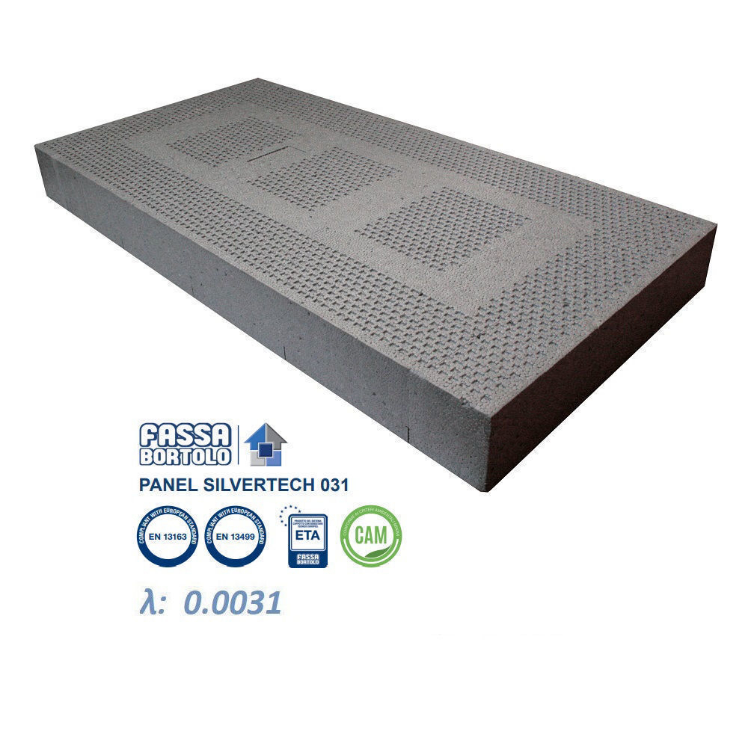 Imagen de SILVERTECH 031 ®, espesor (# 120mm). Formato [1000X500] [0.5m2.].