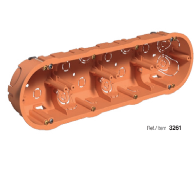 Imagen de Caja de Mecanismos Universal Empotrable para Pladur cuádruple