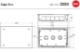 Imagen de Caja de registro para tabiquería hueca IP20 de 130 x 205 mm.