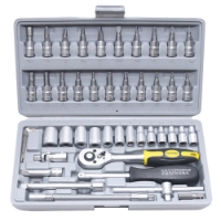 Imagen de Juego Llaves Vaso con Puntas Plus 46 Piezas 1/4"