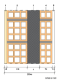 Imagen de TR324 - Panel med.madera GRAFIPOL ® TR-32, espesor (# 40mm). Formato [600X2800] [1,68m2.].