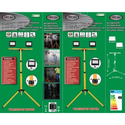 Imagen de Equipo de focos con trípode para obra 220v.