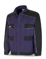 Imagen de Chaqueta tergal canvas 245 g. Color Azul marino / negro
