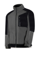 Imagen de Chaqueta polar modelo VIRACOCHA. Gris / negro