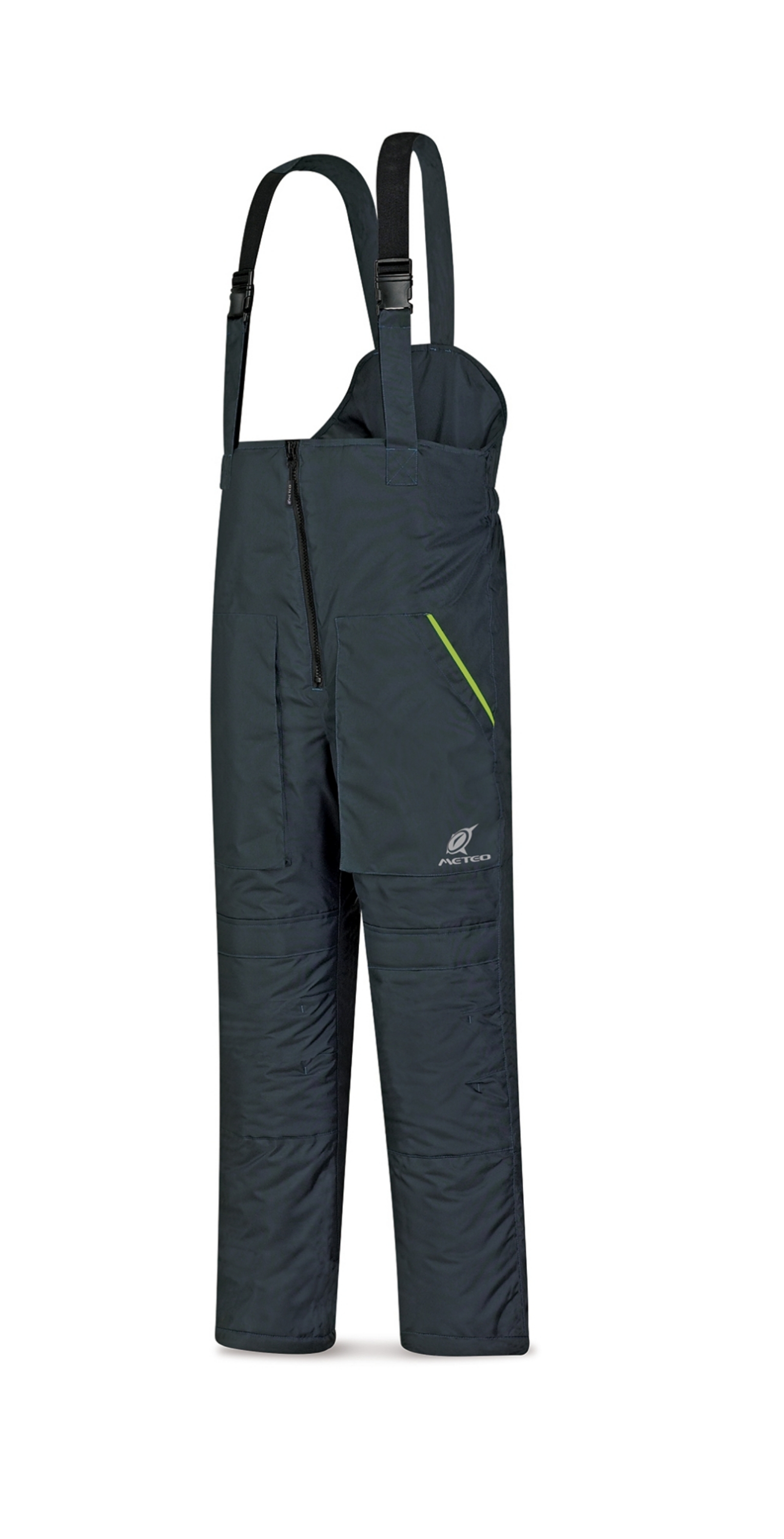 Imagen de Pantalón certificado para frío con tirantes azul marino modelo JUNO. EN 342
