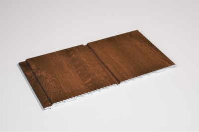 Imagen de 1 Panel de revesimiento de pvc, color imitación madera Nogal 0.25 x 2.6 mts
