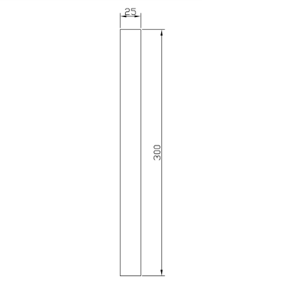 Imagen de 1 Panel de revesimiento de pvc, color Gris Antracita 7016, 0.25 x 3 mts.