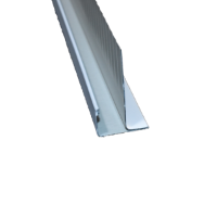 Imagen de Perfil metálico para terminaciones de tabicas, foseados y cortineros en placa de yeso ( 3 metros )