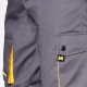 Imagen de Pantalón corto de trabajo gris/amarillo Talla 38/40 S