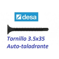 Imagen de 1000 Tornillos de 3.5x35 fosfatado Autoroscante DESA