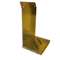 Imagen de Escuadra de fijación a muro exterior para isomarco de 120