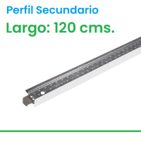Imagen de Perfil secundario para techo desmontable *BLANCO* Largo 1.2 mts.
