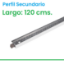 Imagen de Perfil secundario para techo desmontable *BLANCO* Largo 1.2 mts.