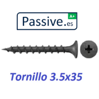 Imagen de 1000 Tornillos de 3.5x35 fosfatado