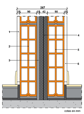 Imagen de 1 Panel acústico GRAFIPOL ® TR-5, espesor (# 42mm). Formato [1015X680] [0.69m2.].