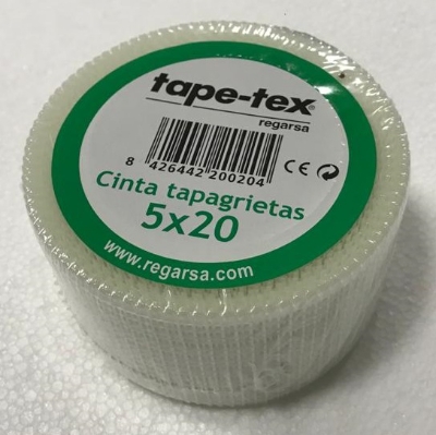 Imagen de RE2103291 - Malla tapa-grietas, tape-tex 50mm.. [LARGO 20mts.]