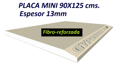 Imagen de *MINI* GYPSOTECH STD TIPO A 12,5 mm de 90X125cms.  - L00A093125A0