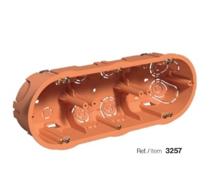 Imagen de Caja de Mecanismos Universal Empotrable para Pladur triple