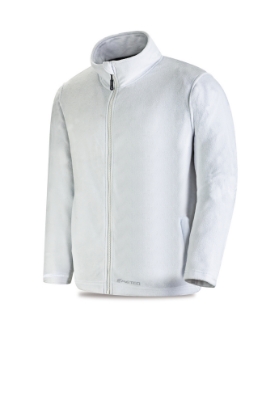 Imagen de Chaqueta polar modelo QUETZAL. Blanco. TALLA L.