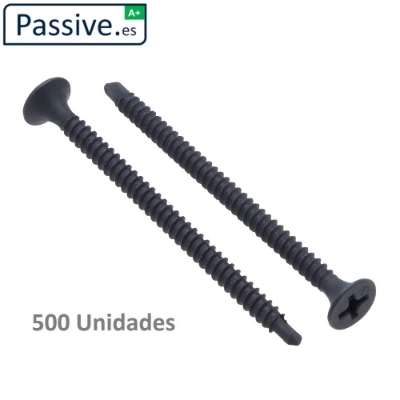 Imagen de 500 Tornillos de 3.5x45 fosfatado Autoroscante