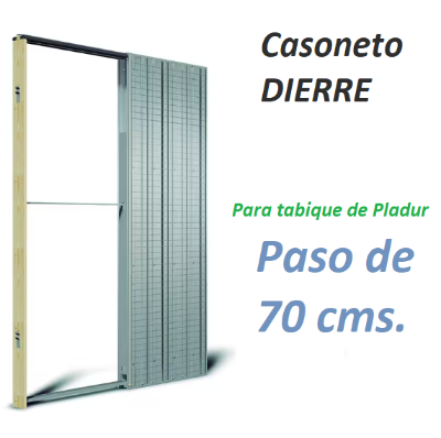 Imagen de Casoneto para puerta de 72 en tabique de pladur