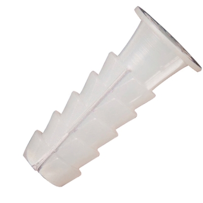 Imagen de Taco Wolfpack Plástico Blanco    7 mm. (25 unidades)