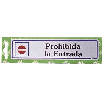 Imagen de Rotulo "Prohibida La Entrada"