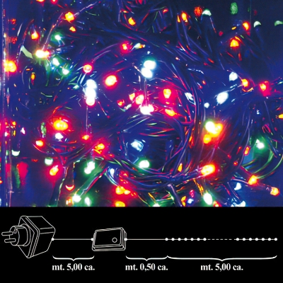 Imagen de Luces Navidad 100 Leds Color Interior / Exterior Ip44