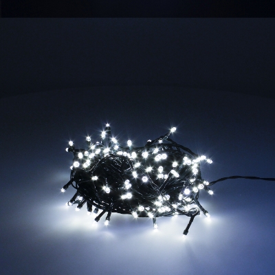 Imagen de Guirnalda Luces Navidad 500 Leds Color Blanco Frio Luz Navidad Interiores y Exteriores Ip44