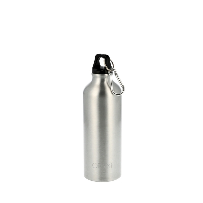 Imagen de Botella de Agua Aluminio Con mosqueton, Cierre hermetico 500 ml.