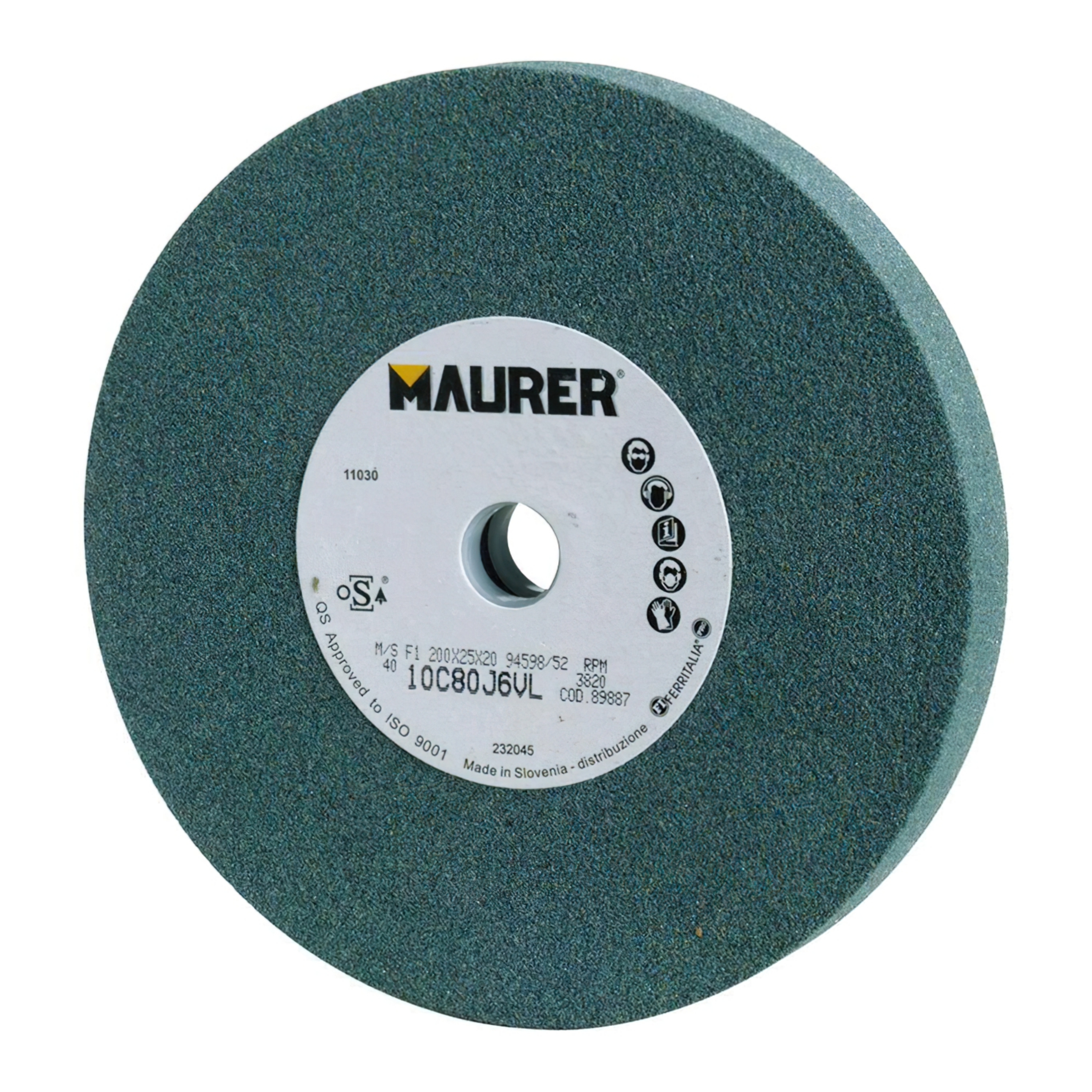 Imagen de Muela Maurer Carburo De Silicio 150x20x16 mm. Grano 80