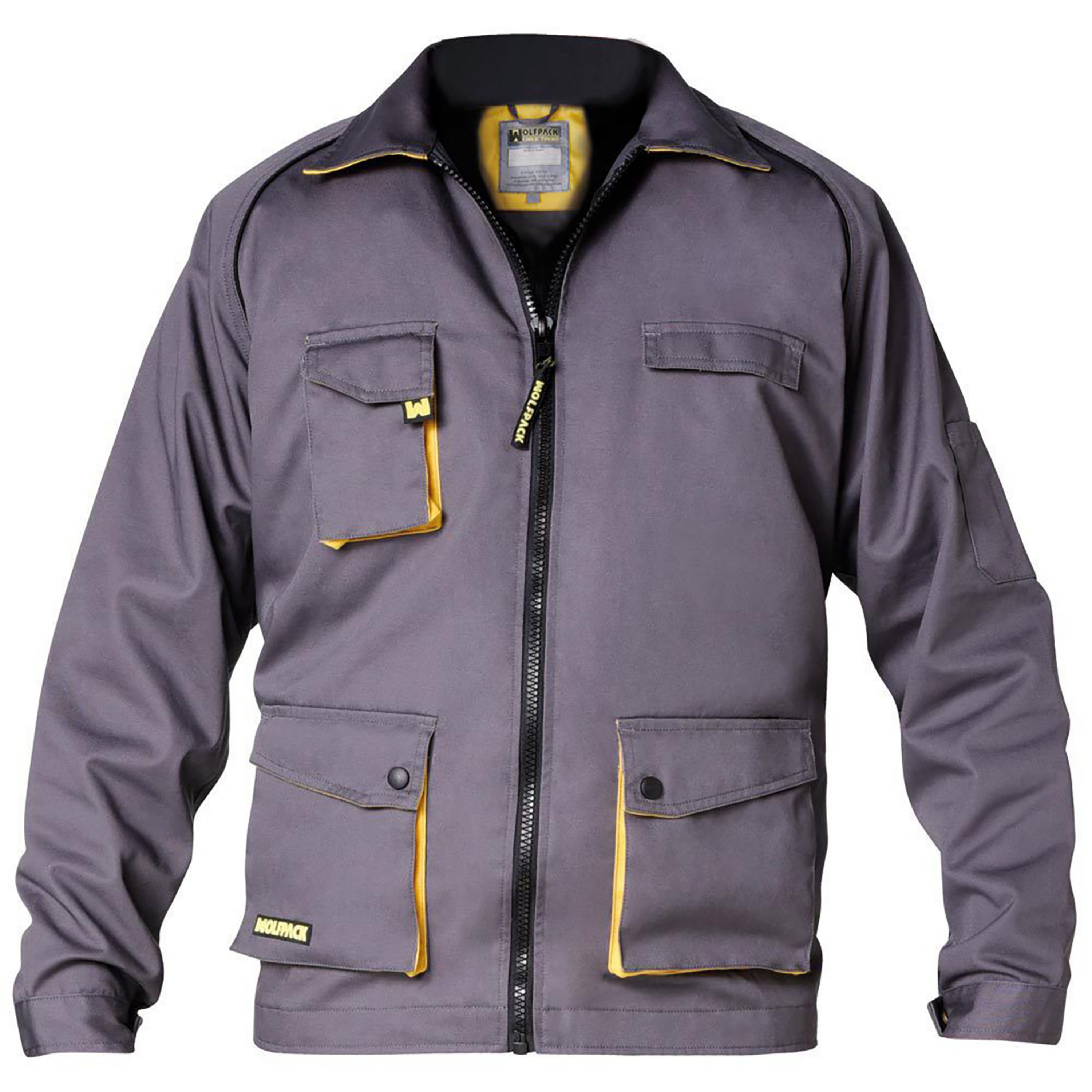 Imagen de Chaqueta de Trabajo Gris/Amarillo Talla 60/62 XXL