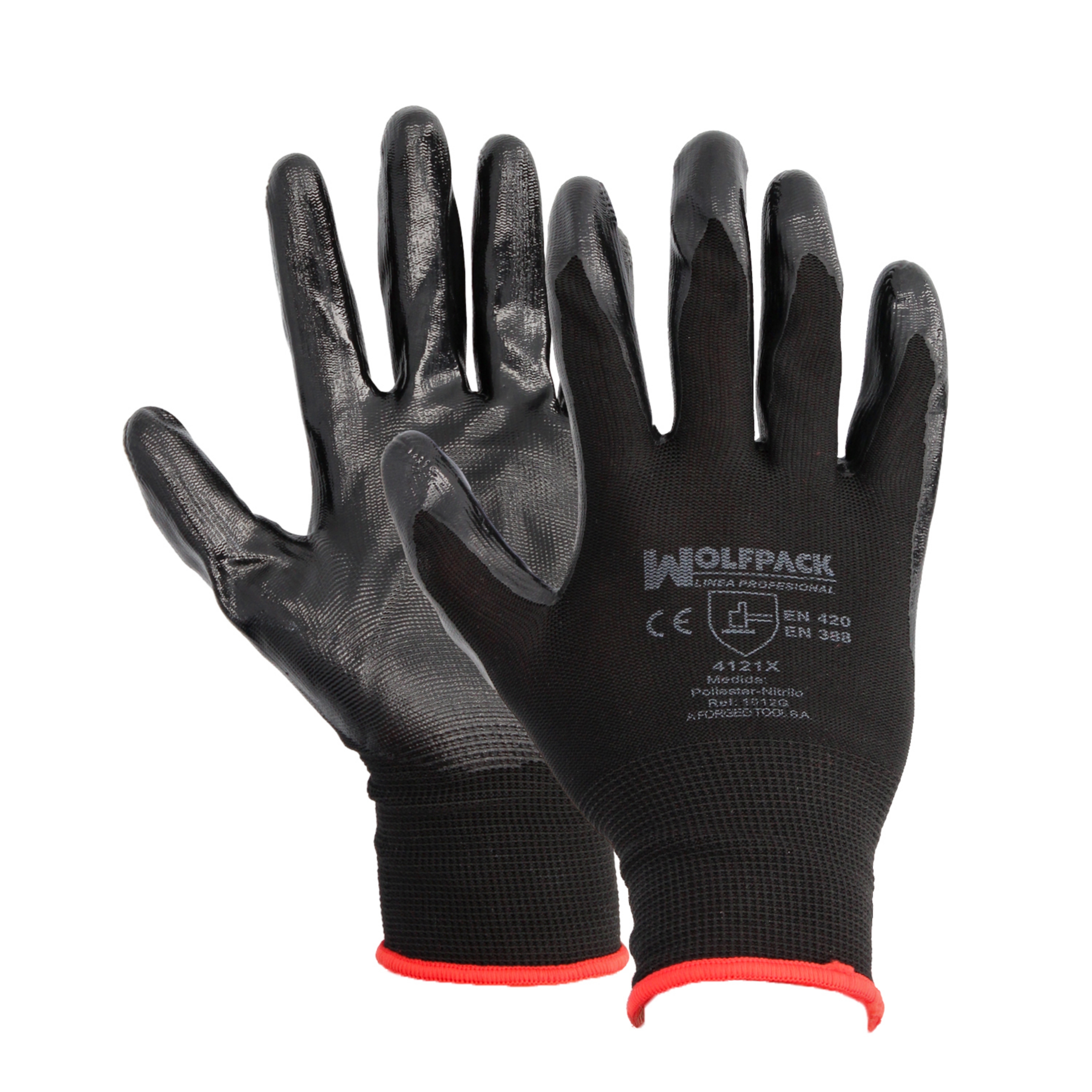 Imagen de Guantes Nitrilo / Nylon Impregnado 6" (Par)