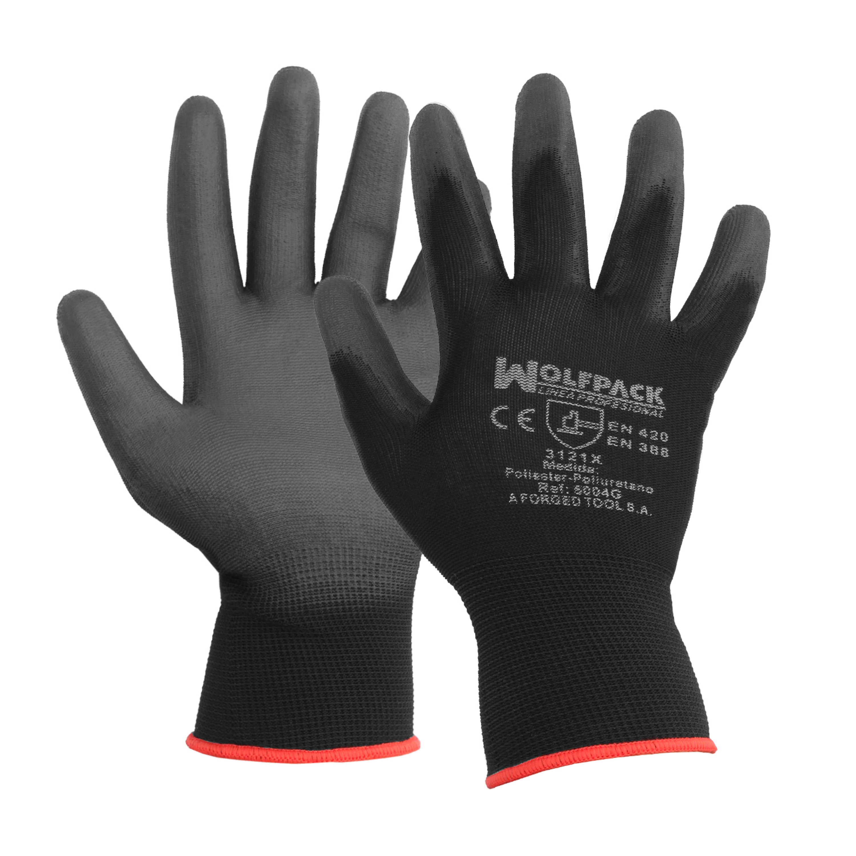 Imagen de Guantes Poliuretano / Nylon Impregnado  6" (Par)