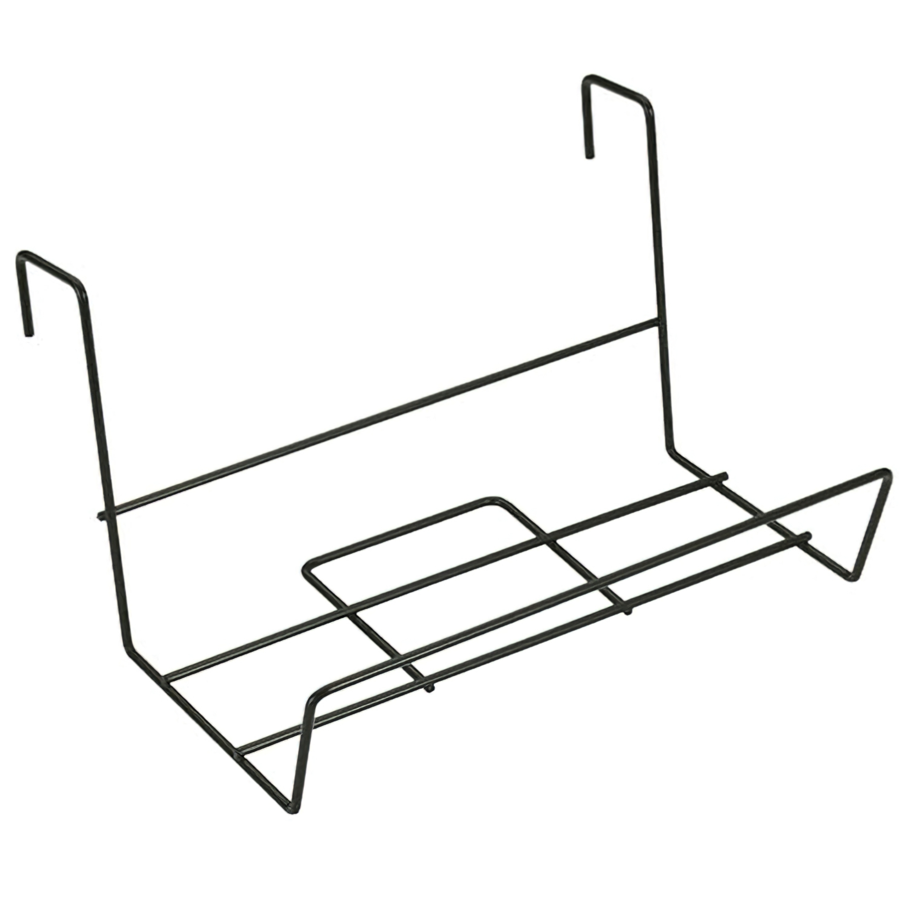 Imagen de Soporte Para Jardinera Balcon Acero Plastificado Negro 41x18 cm.