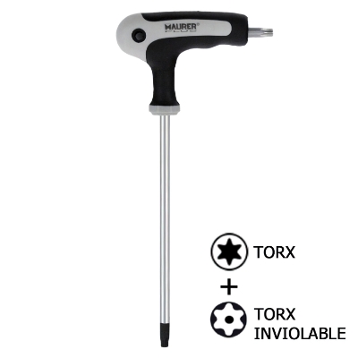 Imagen de Llave Torx Maurer Con Mango "T" T07 Inviolable